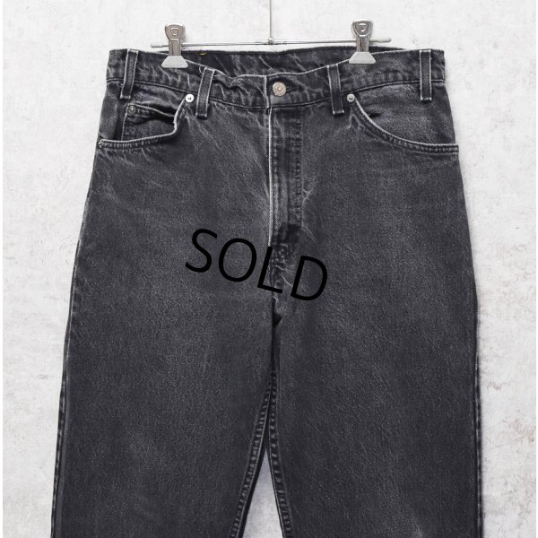 画像3: 90’s 【USA製】【ビンテージ】【LEVI'S】【リーバイス５５０】550 黒 デニムパンツ ブラックデニム【33ｘ34】 