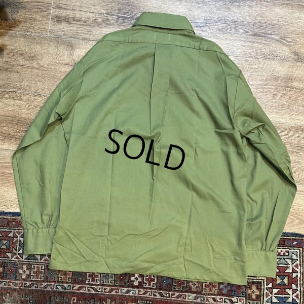 画像3: 【ビンテージ】【BAY STATE CLOTHING HOUSE】【緑】【無地】【プルオーバーシャツ】【サイズL】 