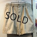 【ビンテージ】【POLO RALPH LAUREN】ラルフローレン【ベージュ】2タック【コットン】【ショートパンツ】【短パン】【W34】 
