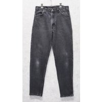 90’s 【USA製】【ビンテージ】【LEVI'S】【リーバイス５５０】550 黒 デニムパンツ ブラックデニム【33ｘ34】 