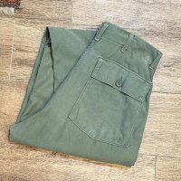70's【米軍実物】【ビンテージ】【ベイカーパンツ】UFOボタン【ユーティリティパンツ】【W30程度】 