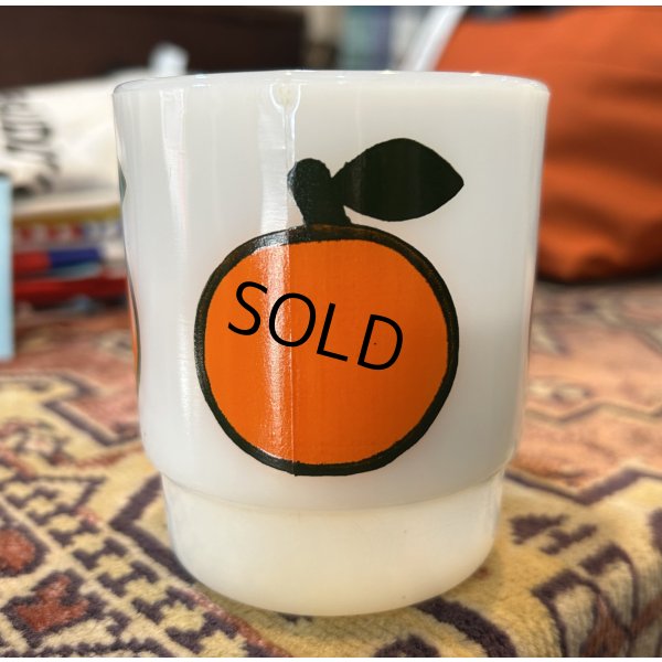 画像3: 【Fire King】【ファイヤーキング】【スーパーフルーツ】【オレンジ】【スタッキングマグ】【マグカップ】 