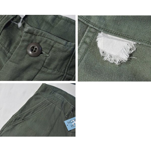 画像3: 70's【米軍実物】【ビンテージ】【ベイカーパンツ】UFOボタン【ユーティリティパンツ】【W30程度】 