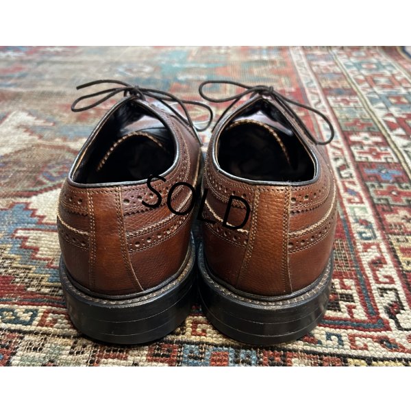 画像5: 【USA製】【ビンテージ】【フローシャイム】FLORSHEIM【ブラウン】メダリオン【ウィングチップシューズ】【10 3E】【28cm程度】 