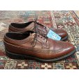 画像3: 【USA製】【ビンテージ】【フローシャイム】FLORSHEIM【ブラウン】メダリオン【ウィングチップシューズ】【10 3E】【28cm程度】<br> (3)