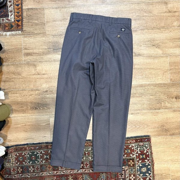 画像4: 90's【DOCKERS】リーバイス　ドッカーズ【Khakis】【黒ｘチャコール】千鳥格子【２タック】コットンパンツ【32ｘ30】 