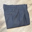 画像1: 90's【DOCKERS】リーバイス　ドッカーズ【Khakis】【黒ｘチャコール】千鳥格子【２タック】コットンパンツ【32ｘ30】<br> (1)