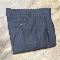90's【DOCKERS】リーバイス　ドッカーズ【Khakis】【黒ｘチャコール】千鳥格子【２タック】コットンパンツ【32ｘ30】 