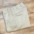画像1: 【新品未使用】ビンテージ【ブルックスブラザーズ】【ベージュ】【２タック】【コットンパンツ】【スラックス】【W33程度】<br> (1)