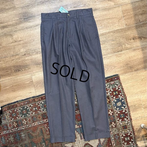 画像2: 90's【DOCKERS】リーバイス　ドッカーズ【Khakis】【黒ｘチャコール】千鳥格子【２タック】コットンパンツ【32ｘ30】 