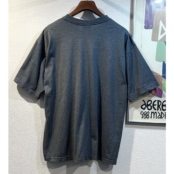 画像3: 90's【USA製】【Russell】【ラッセル】【チャコール】【無地】【Vネック】【Tシャツ】【サイズＬ】 