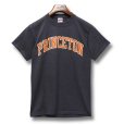 画像1: ビンテージ【SOFFE】ソフィー【PRINCETON】チャコール×オレンジ【Tシャツ】カレッジTシャツ【サイズＳ】<br> (1)