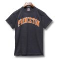 ビンテージ【SOFFE】ソフィー【PRINCETON】チャコール×オレンジ【Tシャツ】カレッジTシャツ【サイズＳ】 