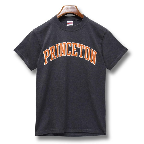 画像1: ビンテージ【SOFFE】ソフィー【PRINCETON】チャコール×オレンジ【Tシャツ】カレッジTシャツ【サイズＳ】 