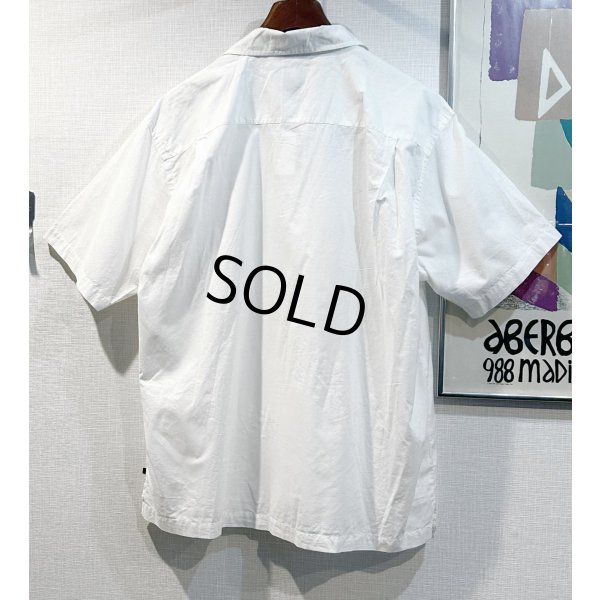 画像3: デッドストック【ビンテージ】【ギャップ】【GAP】【白】【キューバシャツ】開襟シャツ【サイズXL】 