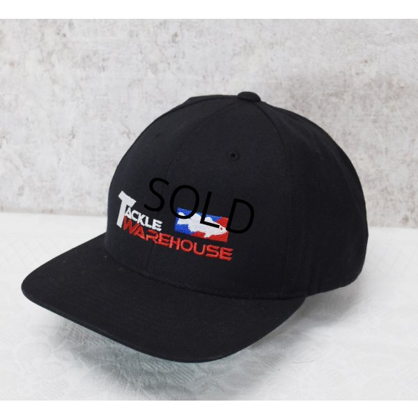 画像1: 【デッドストック】【Tackle warehouse】【黒】【コットン】【ベースボールキャップ】【BBキャップ】  