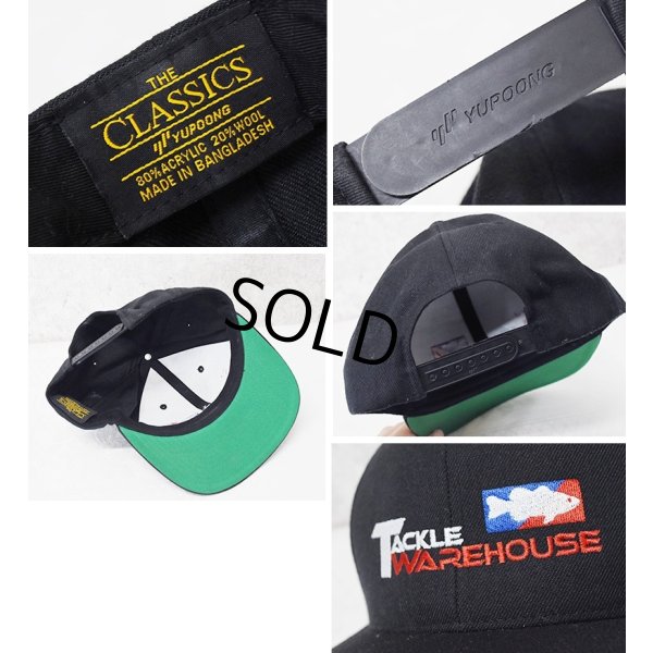 画像2: 【デッドストック】【Tackle warehouse】【黒】【コットン】【ベースボールキャップ】【BBキャップ】  