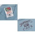 画像2: 90's【USA製】 ビンテージ【FRUIT OF THE LOOM 】フルーツオブザルーム【青磁色】【Soup to Nuts CAFE】【 Tシャツ】【サイズM】<br> (2)