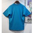画像3: 90's【USA製】 ビンテージ【FRUIT OF THE LOOM 】フルーツオブザルーム【ターコイズブルー】【無地】【ポケット付き】【 Tシャツ】【サイズL】<br> (3)