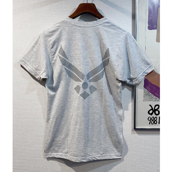 画像3: 【USA製】ビンテージ【USAF】【リフレクタープリント】【ロゴプリント】【バックプリント】ライトグレー【Tシャツ】【サイズＳ】 