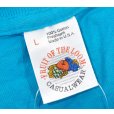 画像2: 90's【USA製】 ビンテージ【FRUIT OF THE LOOM 】フルーツオブザルーム【ターコイズブルー】【無地】【ポケット付き】【 Tシャツ】【サイズL】<br> (2)