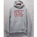 【チャンピオン】【Champion】【KSC】【染み込みプリント】【リバースウィーブパーカー】【サイズL】 