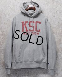 【チャンピオン】【Champion】【KSC】【染み込みプリント】【リバースウィーブパーカー】【サイズL】 