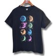 画像1: ビンテージ【GILDAN】【ギルダン】太陽系 8惑星 プリント 宇宙【黒】【Tシャツ】【サイズL】<br> (1)