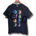 ビンテージ【GILDAN】【ギルダン】太陽系 8惑星 プリント 宇宙【黒】【Tシャツ】【サイズL】 
