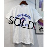 【デッドストック】ビンテージ【SOFFE】ソフィー 【白】【THUNDERBIRDS NELLIS 】サンダーバーズ【Tシャツ】サイズＳ 