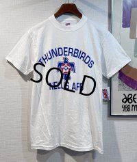 【デッドストック】ビンテージ【SOFFE】ソフィー 【白】【THUNDERBIRDS NELLIS 】サンダーバーズ【Tシャツ】サイズＳ 