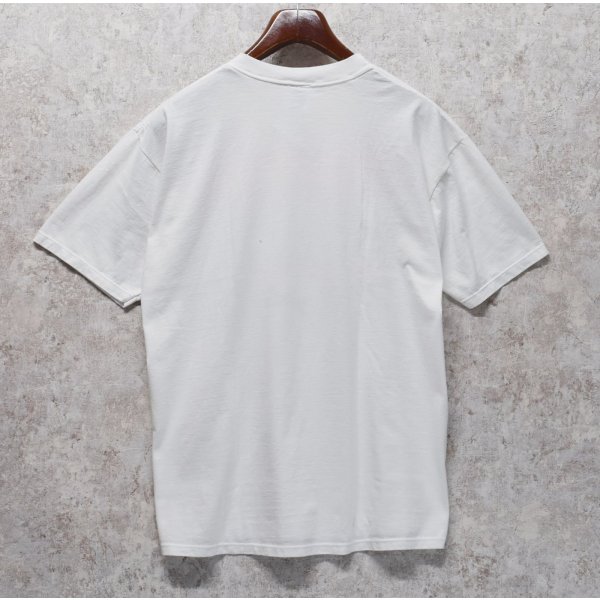 画像3: 90's【USA製】ビンテージ【ジャージーズ】【JERZEES BY RUSSELL】DENTON イラスト プリント【白】【Ｔシャツ】【サイズL】 