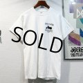 90's【ビンテージ】ハーレーダビッドソン【HARLEY DAVIDSON】【TWIN SATES】【バックプリント付き】白【Ｔシャツ】【サイズM】 