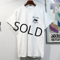 90's【ビンテージ】ハーレーダビッドソン【HARLEY DAVIDSON】【TWIN SATES】【バックプリント付き】白【Ｔシャツ】【サイズM】 