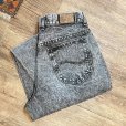 画像1: 【USA製】【ビンテージ】【Lee】【リー】【ブラック】【ケミカルウォッシュ】1タック【デニムパンツ】【33×32】<br> (1)