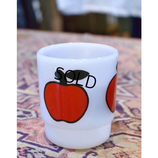 画像2: 【Fire King】【ファイヤーキング】【スーパーフルーツ】【アップル】【スタッキングマグ】【マグカップ】 