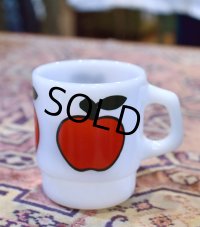 【Fire King】【ファイヤーキング】【スーパーフルーツ】【アップル】【スタッキングマグ】【マグカップ】 