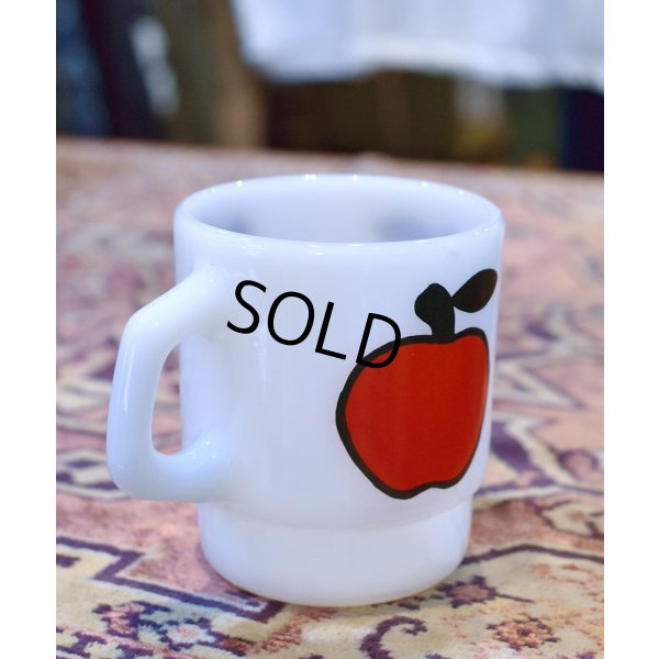 画像3: 【Fire King】【ファイヤーキング】【スーパーフルーツ】【アップル】【スタッキングマグ】【マグカップ】 