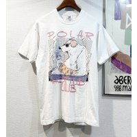 90's【USA製】 ビンテージ【FRUIT OF THE LOOM 】フルーツオブザルーム【白】【白クマ】【 Tシャツ】【サイズL】 