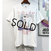 90's【USA製】 ビンテージ【FRUIT OF THE LOOM 】フルーツオブザルーム【白】【白クマ】【 Tシャツ】【サイズL】 