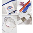 画像2: ビンテージ【NISSIN CAP】【ROZ FEST】【白×赤×青】【BBキャップ】<br> (2)