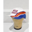 画像3: ビンテージ【NISSIN CAP】【ROZ FEST】【白×赤×青】【BBキャップ】<br> (3)