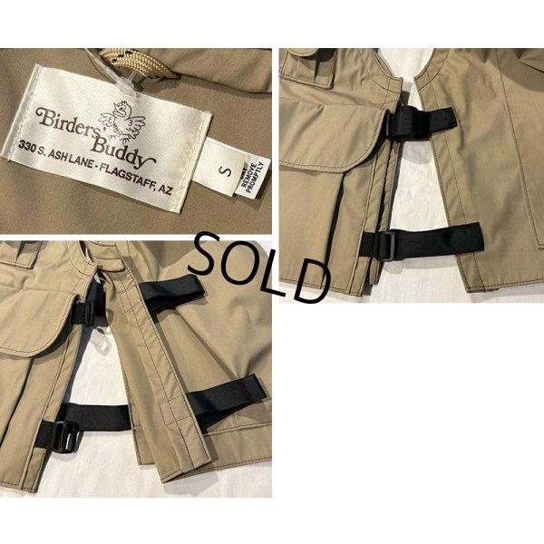 画像2: デッドストック【ビンテージ】【Birder's Buddy】ベージュ【ハンティングベスト】【サイズS】 