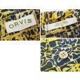 画像2: 【ORVIS】オービス 【紺×黄色】【コットン半袖シャツ】アロハシャツ【半袖開襟シャツ】【サイズＳ】<br> (2)