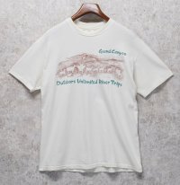 【90's】【USA製】【ビンテージ】【Hanes】ヘインズ【Grand Canyon】グランドキャニオン【生成り】【Tシャツ】【サイズＬ】 