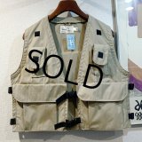 デッドストック【ビンテージ】【Birder's Buddy】ベージュ【ハンティングベスト】【サイズS】 