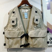 デッドストック【ビンテージ】【Birder's Buddy】ベージュ【ハンティングベスト】【サイズS】 