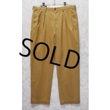 【ラルフローレン】POLO RALPH LAUREN【ETHAN PANT】イーサン【ライトブラウン】２タック【コットンパンツ】【34×30】 
