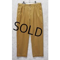 【ラルフローレン】POLO RALPH LAUREN【ETHAN PANT】イーサン【ライトブラウン】２タック【コットンパンツ】【34×30】 