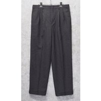 【CAMBRIDGE】ケンブリッジ【グレー系】ハウンドトゥースチェック【2タックスラックス】【W33程度】 